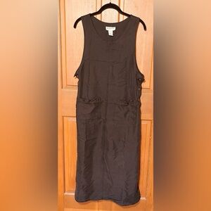 90's vintage Bagatelle - Black earthy jumper dress w/ pockets sz medium